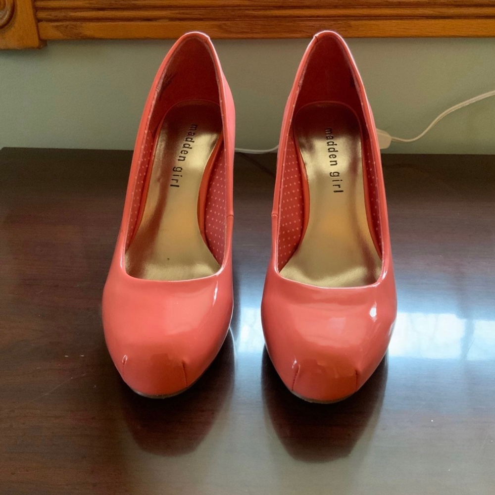 Madden Girl Pink/Coral Stiletto Heels